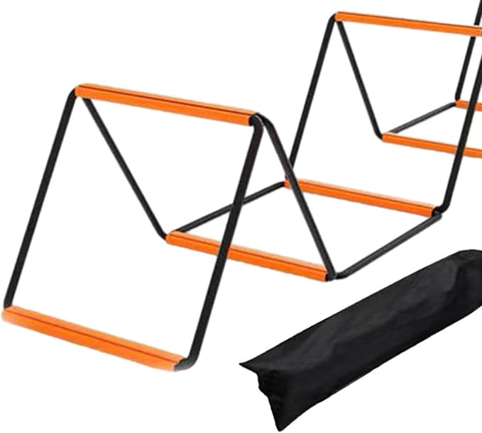 Agility Ladder Speed Ladder Staircase Instant Set up Foldable Training Equipment Agility Training Ladder for Foot Exercise