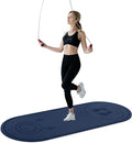Jump Rope Mat 71"/63"x24" Larger Non-Slip Indoor Outdoor Exercise Fitness Mat, High-Density Workout Shock Absorption for Home Gym Flooring Concrete Jumping Rope