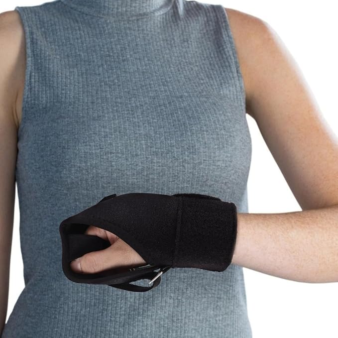 Finger Splint Brace Ability：Finger Rehabilitation Auxiliary Training Gloves for Elderly Patients, Anti-Spasticity Hand Therapy Equipment for Stroke Hemiplegia Patient and Athlete-Finger Universal