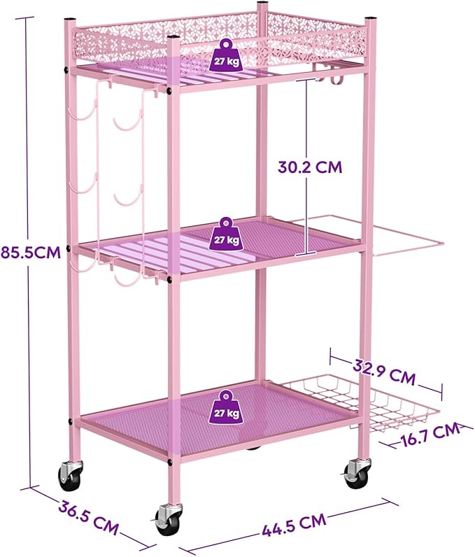 Yoga Mat Storage Rack, Home Gym Storage Rack, VOPEAK Workout Storage for Yoga Mat, Foam Roller, Gym Organizer Gym Equipment Storage for Home Exercise and Fitness Gear