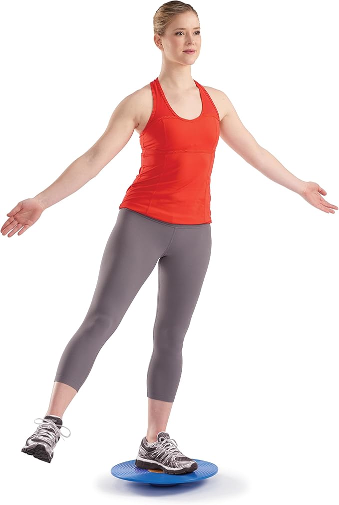 OPTP Rock Ankle Exercise Board - Balance Wobble Board for Therapy and Rehab - Ankle Strengthening Equipment for Improved Proprioception and Range of Motion