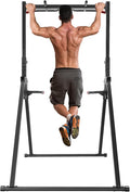 Pull Up Bar Free Standing,Foldable Pull Up Bar Power Tower Dip Station for Pull Ups, Dips & Push Ups, Upgraded Free Standing Pull Up Bar Station, Workout Equipment for Strength Training