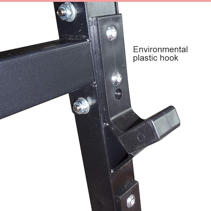 LJYT Barbell Rack, Commercial Fixed Dumbbell Storage Display Holder, Fitness Equipment Storage Rack, Four-Tier Barbell Storage Stand Ranzorh