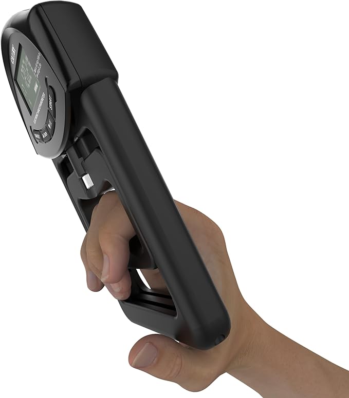CAMRY Digital Hand Dynamometer Grip Strength Measurement Meter 198Lbs / 90Kgs Auto Capturing Electronic Hand Grip Power