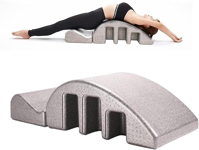 Compact Pilates S-Curve Trainer: Core Strength, Balance Equipment with Non-Marking Base - Lightweight for Home Fitness