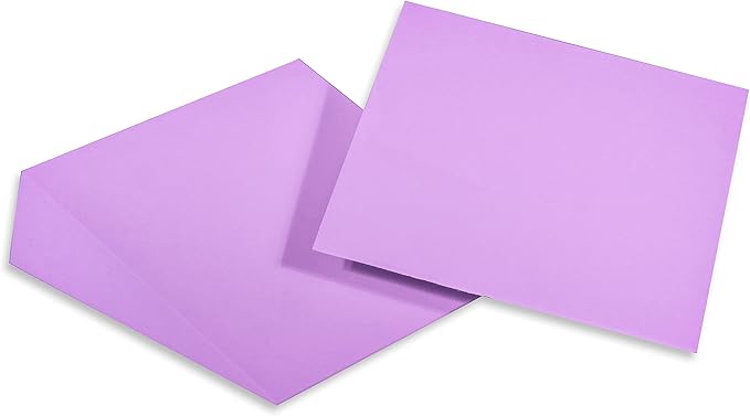 12" Foam Incline Stretch Wedge - Set of 2 - by Trademark Innovations (Purple)