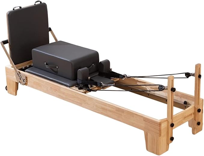 Pilates Core Bed, Yoga Private Training Core Training Sliding Bed, Gym Commercial Oak Aerobic Fitness Equipment,
