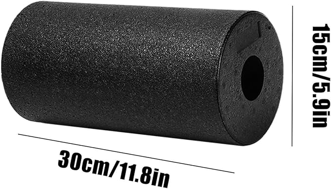 Massage Roller - Deep Tissue Cylinder, High Pressure Muscle Reliever, Fitness Recovery Aid | for Back Arm Leg Shoulder Neck Foot Yoga Pilates Stretching Gym Exercise