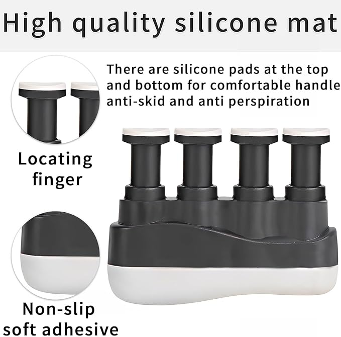 Finger Strengthener,Finger Exerciser and Hand Strengthener Rehab for Musician,Rock Climbing,Comfortable Conditioning