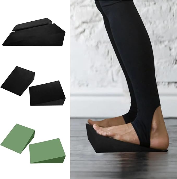 Yoga Foam Wedges 3Pairs Yoga Wedge Blocks EVA Foam Stretch Slant Boards Exercise Block Pilates Squats Fitness Accessories