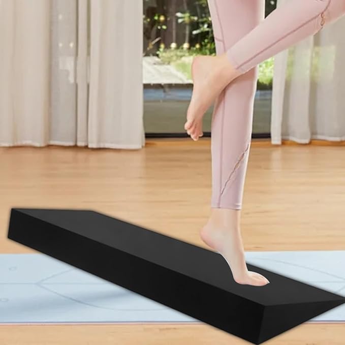 Squat Wedge Block, Slant Board, 20° Slant Board for Heel-Elevated Weightlifting & Calf Stretching, Yoga Foam Ramp, Home Gym Accessories to Improve & Stability