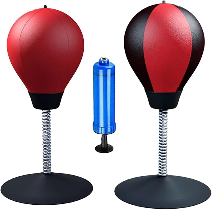 Heavy Type PU Boxing Reactions Ball with Balanced Suspension Design to Improve Coordination and Strength Rebounds Training Boxing Ball
