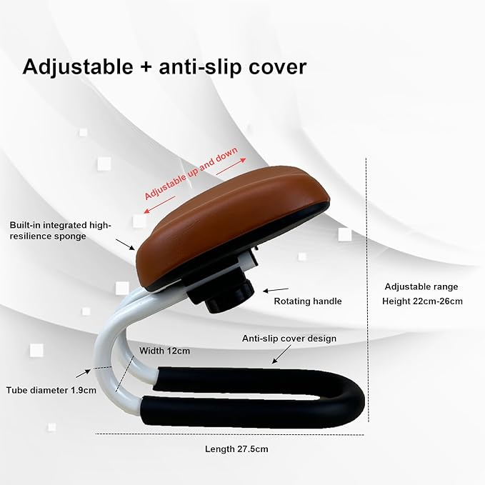 Prayer Bench for Kneeling - Folding Meditation Bench, Soft Kneeling Chair | Comfortable Prayer Cushion Pad, Portable Worship Support Tool, Sturdy Construction for Yoga and Daily Prayer Rituals at Home