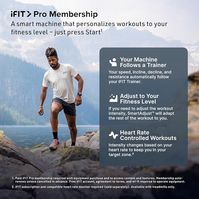 NordicTrack Commercial Series: Premium Foldable Treadmills, Incline & Decline, iFIT Membership Required to Access iFIT Content & Features