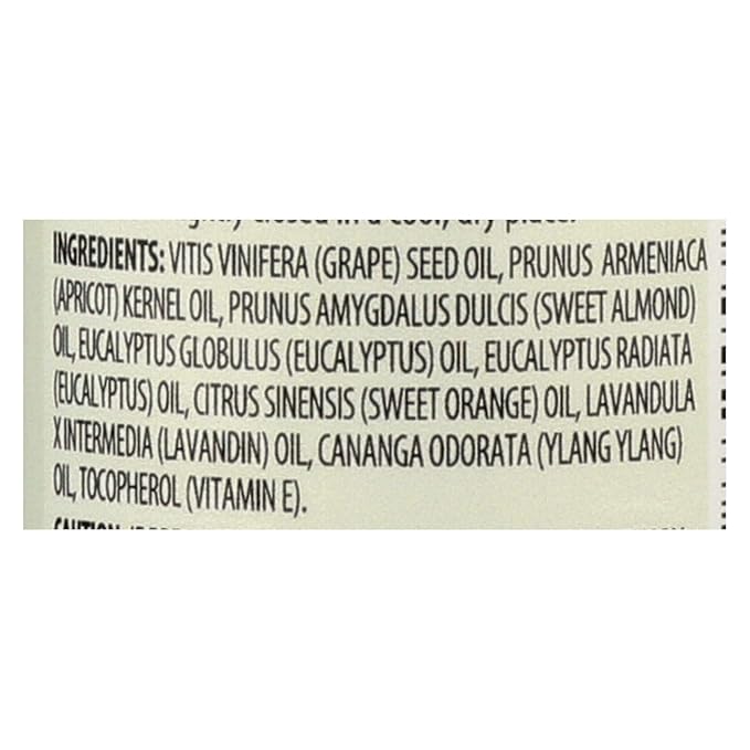 AURA CACIA Eucalyptus Massage Oil, 4 FZ