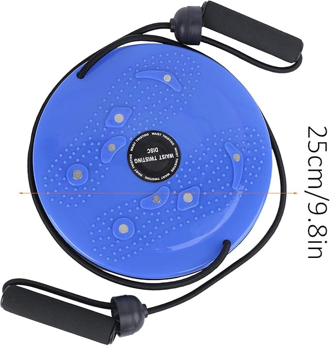 25x25cm Waist Twist Disc Twisting Board,Magnetic Twisting Waist Disc Exercise Foot Exercise Aerobic Fitness Twisting Waist Disc Multifunction for Exercise Waist Twisting Disc