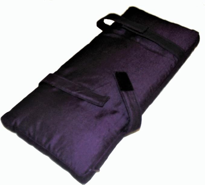 Meditation Bench & Cushion Set - Folding Seiza - Ikat Green