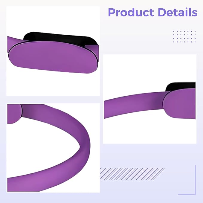 Pilates Loop and Ball Set, 5 Pcs Home Workouts Kit with Resistance Bands, 15 in Pilates Loop, Exercise Guide Included, Gift Box Package