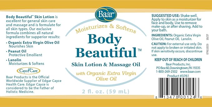 Body Beautiful Skin Lotion, 2 oz.