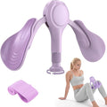 Pelvic Floor Exercise Devices Kegel Exerciser Muscle Trainer 15-70lbs Adjustable for Women/Men, Inner Thigh Exerciser Hip Abductor Machine with Resistance Band, Leg Workout
