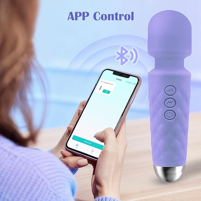 Travel Multi-Function Massager with APP—Compact and Lightweight with a Silicone Shell, Enjoy Neck, Shoulder, Leg, and Back Massages Anytime, Anywhere (Violet)