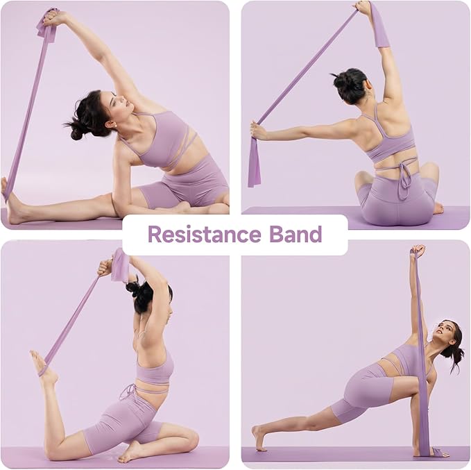 at Home Pilates Kit for Women, Pilates Equipment for Home Workouts, Adjustable Resistance Pilates Ball and Ring Set for Exercise