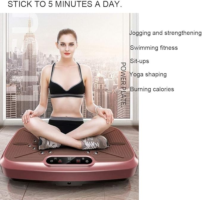 Vibration Platform Machine,Vibration Board,Home Gym,Whole Body Shaker Exercise Machine,User Weight 440lbs,for Indoor Workout