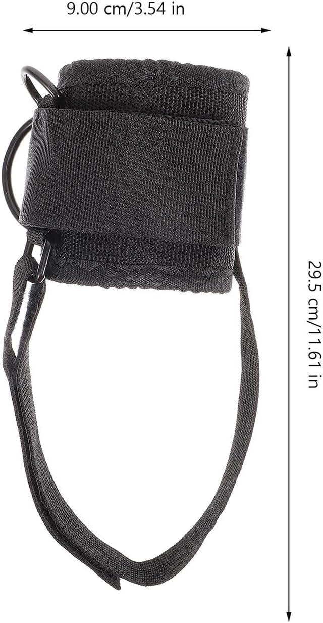 ibasenice Ankle Strap for Cable Machine Fitness Ankle Band with 360° Rotating Buckle for Gym Cable Leg Exercises Strength Training Equipment Attachment