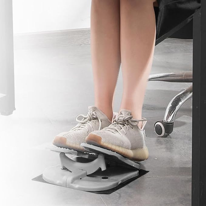 Compact Foot Stepper Machine, Quiet Folding Leg Workout Trainer, Anti Slip Mini Stepper Trainer, Reinforced Nylon Material, Lightweight Office Home Exercise Equipment, Convex