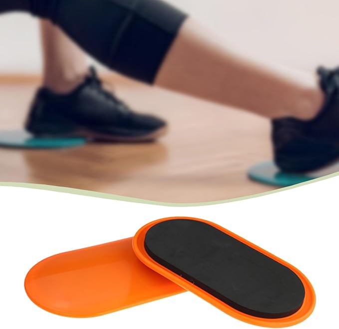 Core Sliders 2-Piece Set, Ab Pads for Beginner Home & Gym Workout, Portable Lightweight Sliding Discs for Dance Exercise