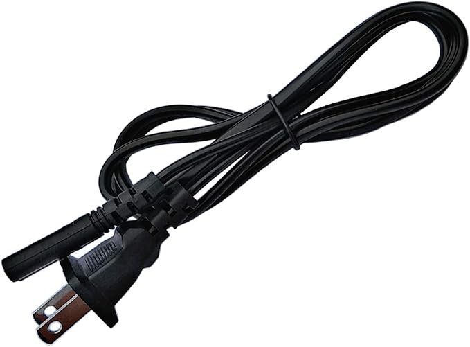 100V-240V AC Power Cord Cable Plug Lead Charger Compatible with LUBBYGIM Motorized Mini Exercise Bike Pedal Exerciser Electric Under Desk Bike Arm/Leg Fitness & Physical Therapy Power Supply