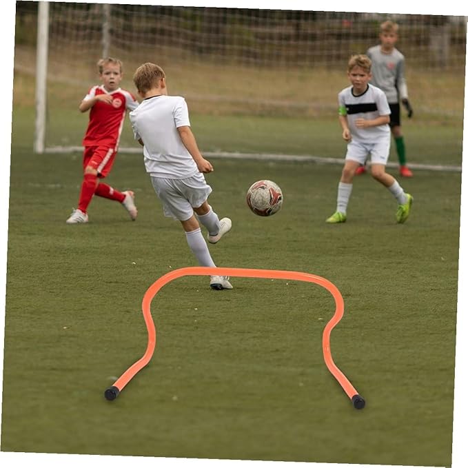 DECHOUS 3pcs Plastic Speed Agility Training Hurdles 15cm for Youth Soccer Basketball Running Accessory Sturdy Track Hurdles Equipment for Agility Drills