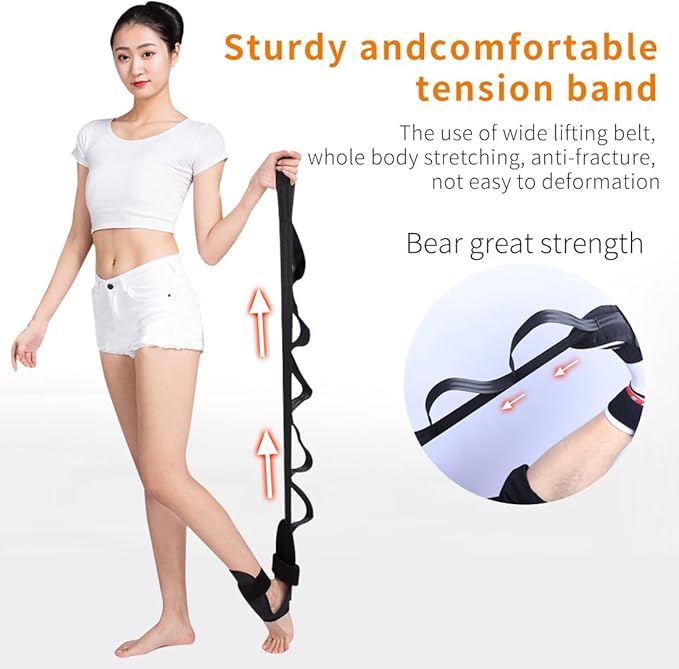 Laway Stretching Strap,Ankle Ligament Stretcher Belt,Elastic Exercise Bands,Leg Stretching Strap,Foot Stretch Assist for Hamstring,Stretch Bands for Exercise and Flexibility,Leg Stretching Strap