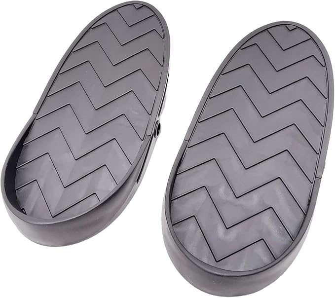 Set of 2Pcs Rowing Machine Foot Pedals Gym Accessory Replacements Good Performance for Indoor Rower 11.8x5inch Textured Surface