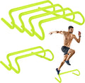 6 Pcs Speed Agility Training Hurdles, 6'' Detachable Agility Training Hurdles, Speed Training Agility Hurdles for Athletes, Soccer Training