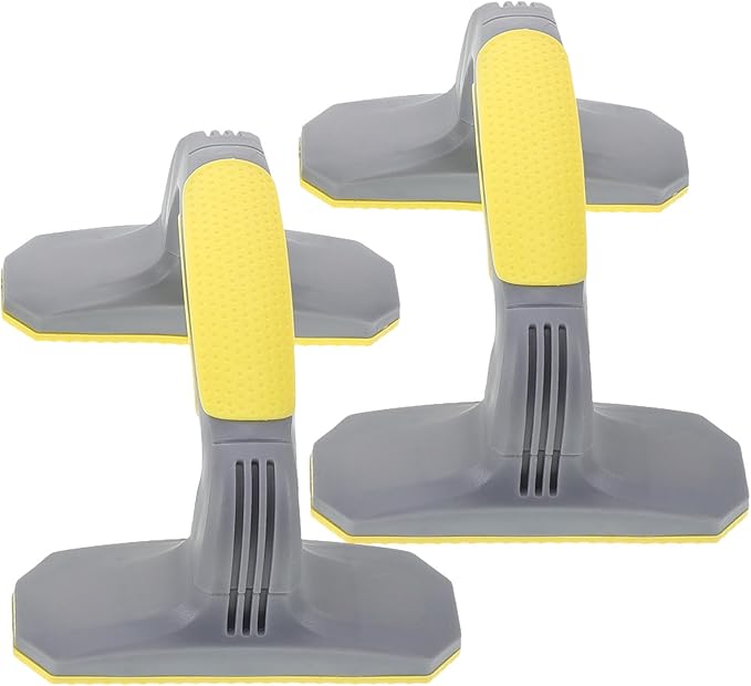 Toyvian Pushup Bars Handles Set for Home Workout, Non-slip Plastic Push up Stands with Ergonomic Grip, Strength Training Equipment for Fitness, Pilates, and Bodybuilding
