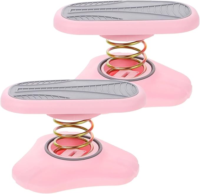 Ankle Leg Exercisers,Multi Functional Exercise Ankle Footstool, Toilet Companion Footstool, Office Or Daily Rest, Relaxing Feet and Legs(Pink,2pcs)