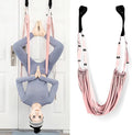 Leg Stretcher Strap - Yoga Stretching Strap,Yoga Door Swing,Backbend Training Rope with Door Anchor, Flexibility Trainer Stretching Equipment Assist Stretch Strap for Fitness Gymnastics Dance Aerial Ballet (purple)