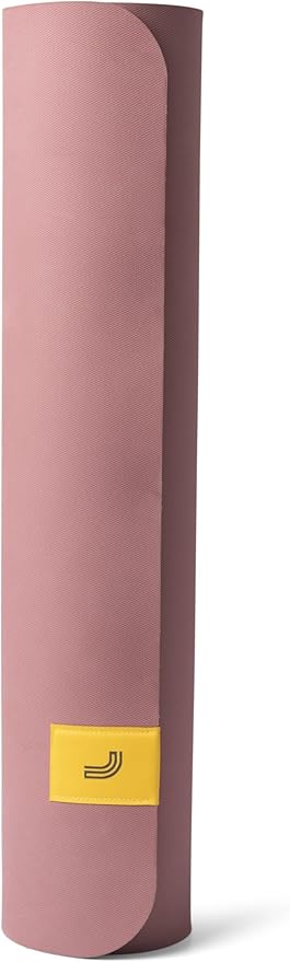 Lolë Pose Yoga Mat with Strap Carrier | Non-Slip Textured 5mm Thick Workout Mat | Ideal for Hot Yoga & Pilates | Lightweight & Sweat Resistant