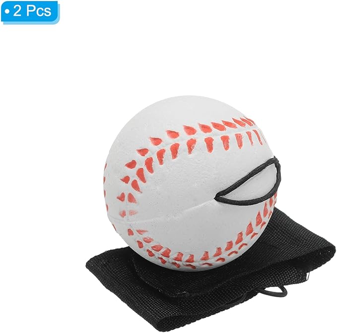PATIKIL Sports Wrist Ball Rubber Rebound Wristband Wrist Return Ball Sport on a String for Exercise