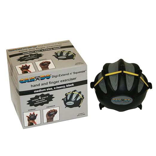 CanDo Digi-Extend 'n Squeeze, X-Heavy, Black