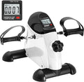 Mini Exercise Bike, AGM Under Desk Bike Pedal Exerciser Foot Cycle Arm & Leg Pedal Exerciser with LCD Screen Displays