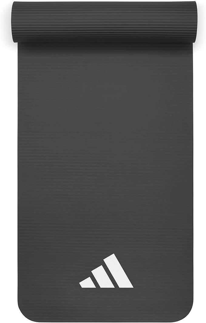 adidas Fitness Mat - Lightweight - Non Slip Yoga Mat, 7mm or 10mm