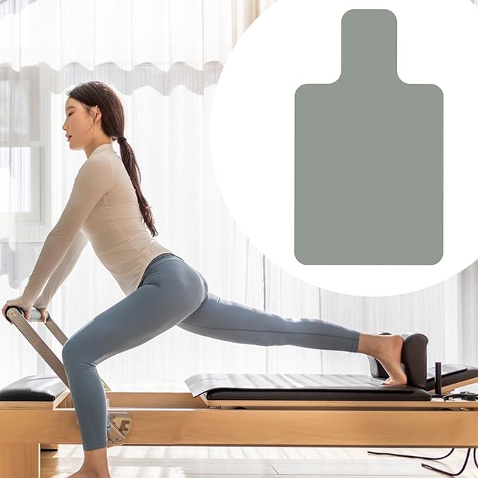 Pilates Reformer Mat Accessories Anti Slip PU Rubber Yoga Pad Exercise Mat for Balance Training Home Workouts Workout Studio, Green