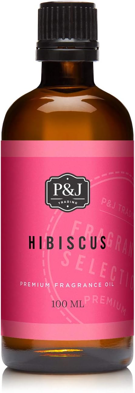 P&J Fragrance Oil - Hibiscus Scented Candle Making, Soap Making, Diffuser Oil, 100ml