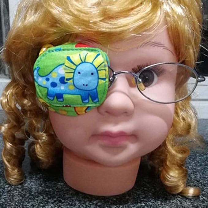 Creative Cartoon Eye Patch Single Glasses Cover Lazy Eye Amblyopia Treatment for Kids