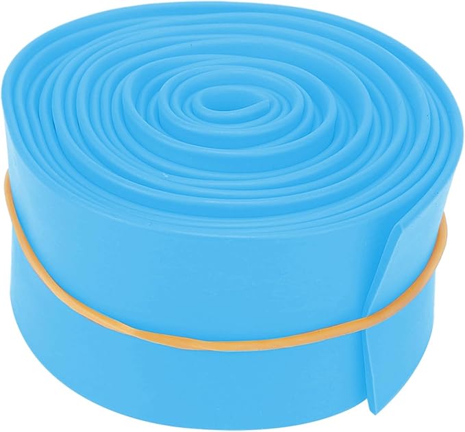 Semme 5cm X 2.5m Elastic Tension Strap for Strength Training Pilates Soft TPR with Buckles for Women and Girls Orange