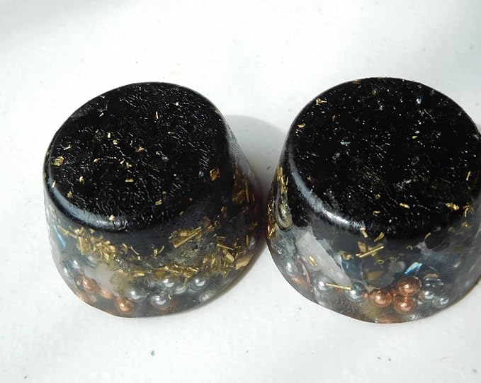 Black Tourmaline Orgone Generator Energy Accumulator 528Hz/7.83Hz/Advance Harmonics Many Beautiful Ingredients and Colors! (Black Tourmaline)