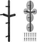 Weight Plate Storage Rack, Wall Mounted Bumper Plate Weight Rack Storage, Space Saving Strength Training Plate Trees for Garage Home Gym Strength Training, Load Up to 700 LBS, 3-Peg, Fit 2" Plates