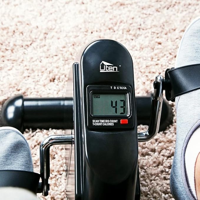 Mini Exercise Bike, Uten Under Desk Bike Pedal Exerciser, Peddler Exerciser